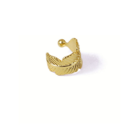 Quinn dainty gold leaf cuff earring